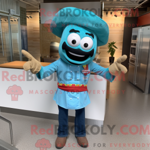 Turquoise Fajitas mascot...