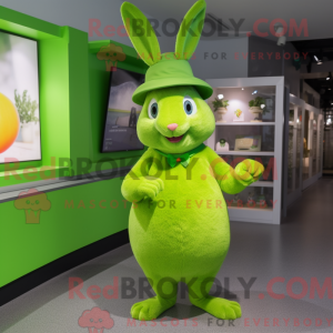 Lime Green Wild Rabbit...