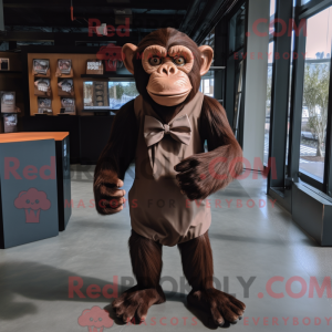 Rust Chimpanse maskot...