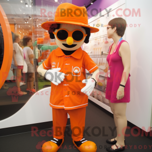 Orange Armbanduhr...