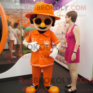 Orange Wrist Watch mascot...