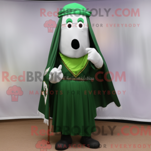 Olive Irish Flag mascot...