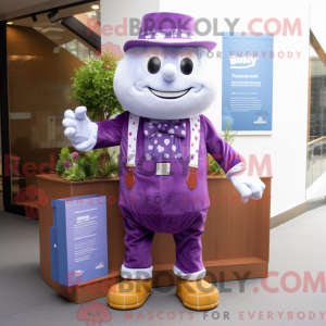 Purple Candy Box mascot...