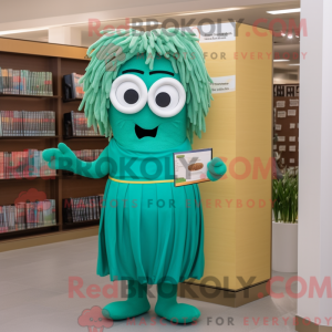 Cyan Pesto Pasta mascot...