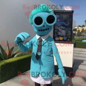 Cyan Graveyard mascot...