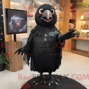 Black Blackbird mascot...