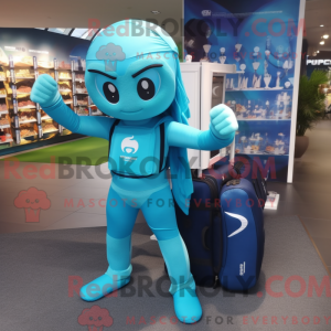 Postava maskota Cyan...