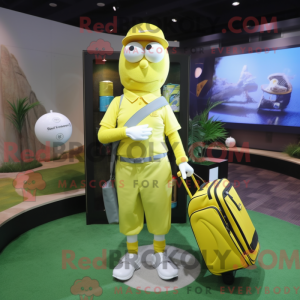 Lemon Yellow Golf Bag...