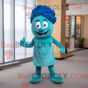 Blue Pesto Pasta mascot...