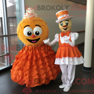 Orange Cupcake mascot...