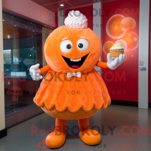 Orange Cupcake mascot...