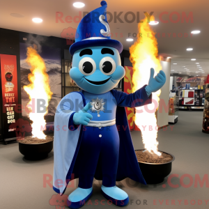 Postava maskota Blue Fire...