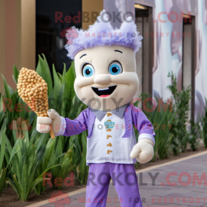 Lavender Pop Corn mascot...