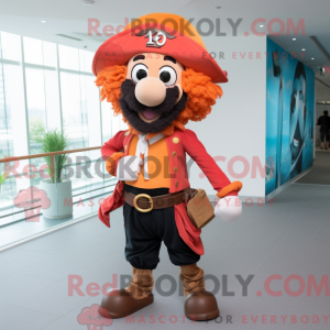 Peach Pirate mascot costume...