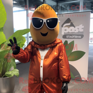 Rust Pear mascottekostuum...