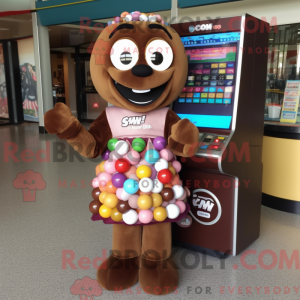 Brown Gumball Machine...