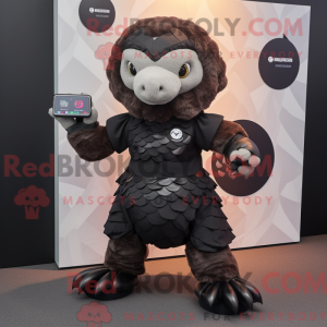Black Pangolin mascot...