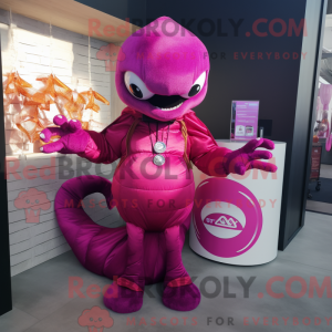 Magenta Hydra maskot...