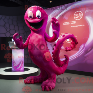 Magenta Hydra mascot...