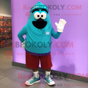 Turquoise Eggplant mascot...