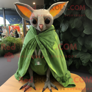Olive Fruit Bat mascot...