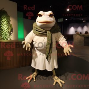 Cream Frog mascot costume...