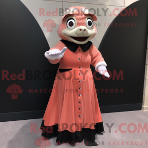 Salmon mascot costume...