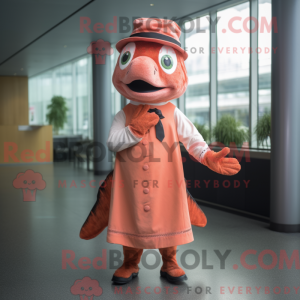 Salmon mascot costume...