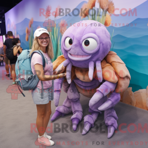 Lavender Hermit Crab mascot...