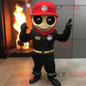 Fire Fighter mascot costume...