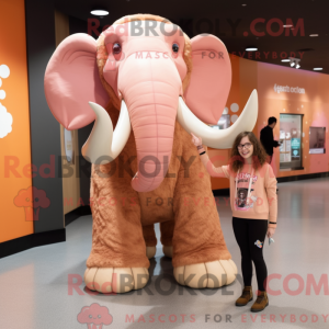 Peach Mammoth mascot...