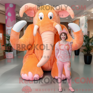 Peach Mammoth mascot...
