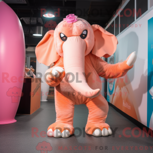 Peach Mammoth mascot...