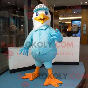 Costume mascotte de Cyan...