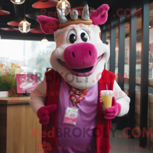 Magentafarbenes Beef...