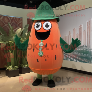 Orange Watermelon mascot...