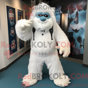 White Yeti mascot costume...