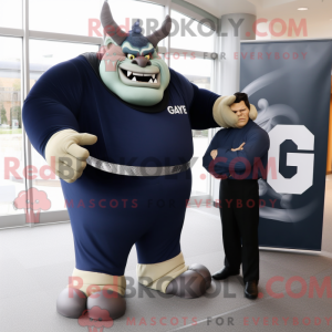 Navy Ogre maskot kostume...