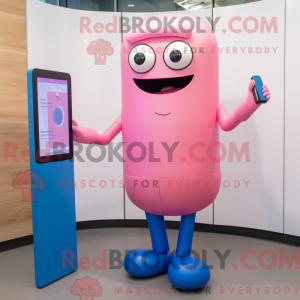 Pink Television mascot...