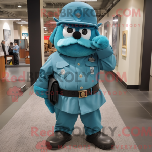 Teal Civil War Soldier...