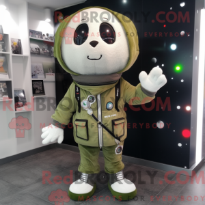 Olive Astronaut mascot...