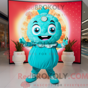 Turquoise Dim Sum mascot...