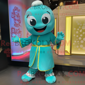 Turquoise Dim Sum mascot...