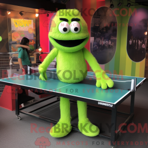 Lime Green Ping Pong Table...