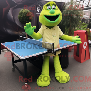 Lime Green Ping Pong Table...
