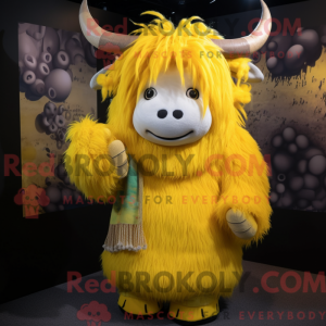 Lemon Yellow Yak mascot...