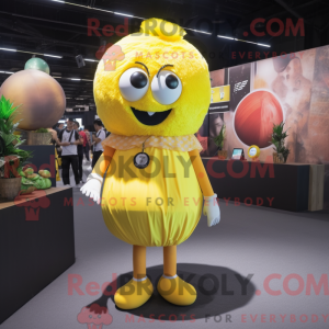 Gule kødboller maskot...