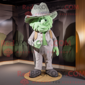 Zilverkool mascottekostuum...