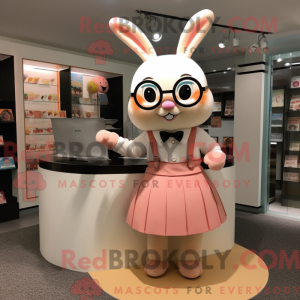 Peach Rabbit mascot costume...