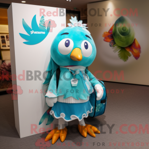 Turquoise Dove mascot...